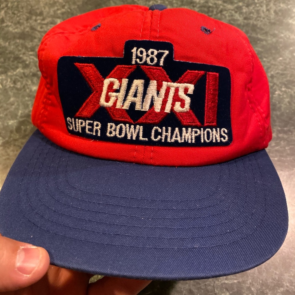 Vintage 1987 NY GIANTS Super Bowl XXI SnapBack Hat